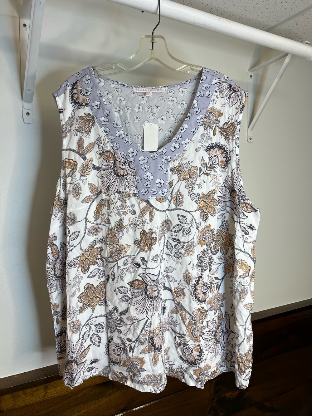 NWT Stella + Ginger Boho Tanktop- 2X